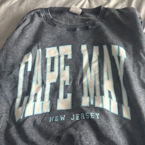 Ocean Drive Gray Off-the-Shoulder Sweater